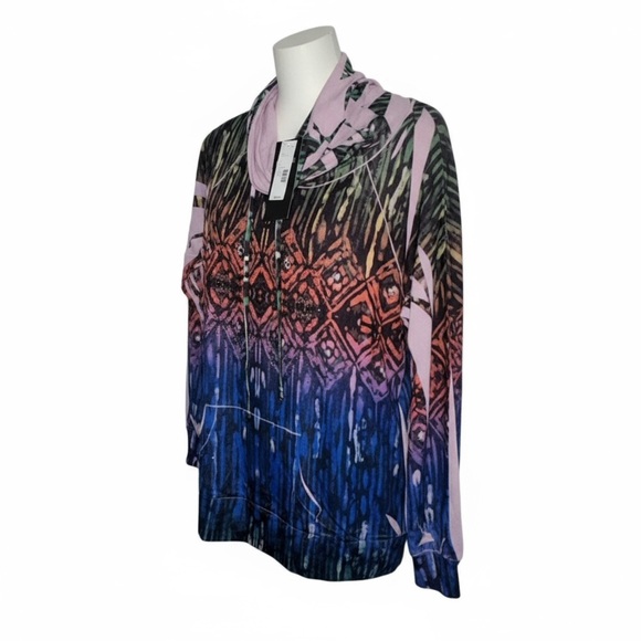 NWT B.L.E.U Women's SZ XL Long Sleeve Cowl Neck Tunic Tee Top SOFT SOLD OUT~ - Picture 2 of 8